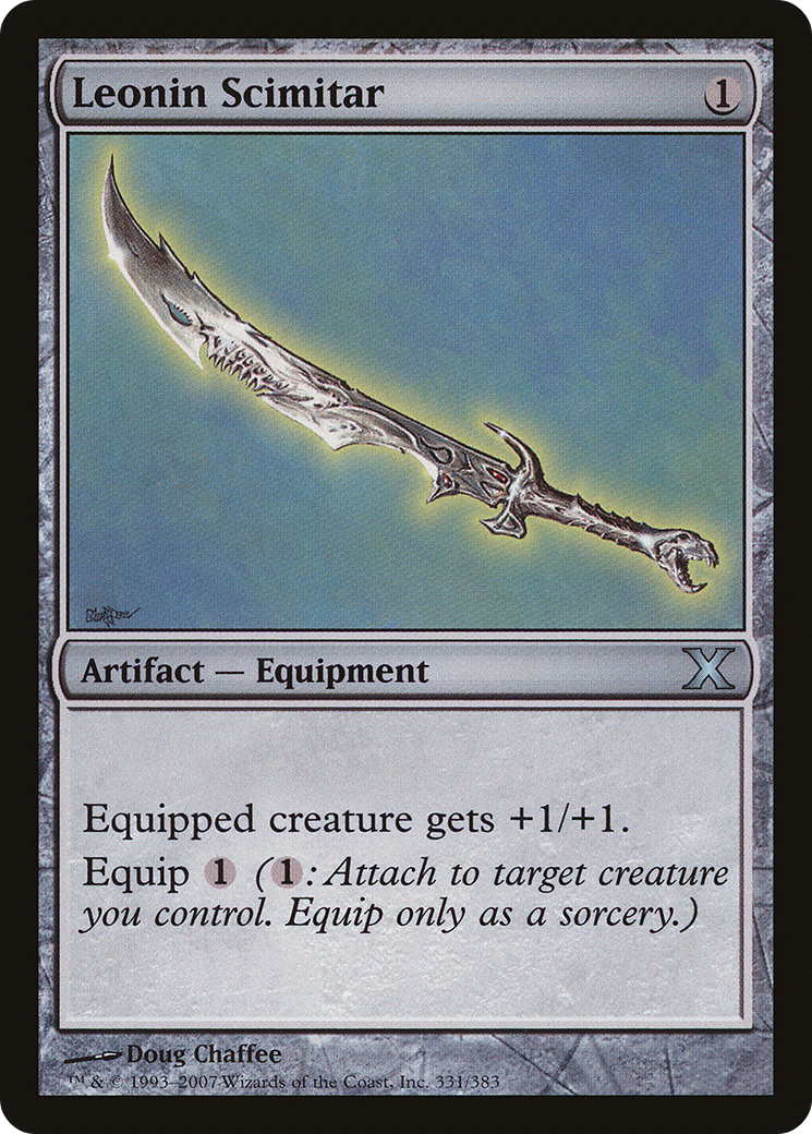 Leonin Scimitar (10E-331)  - Tenth Edition