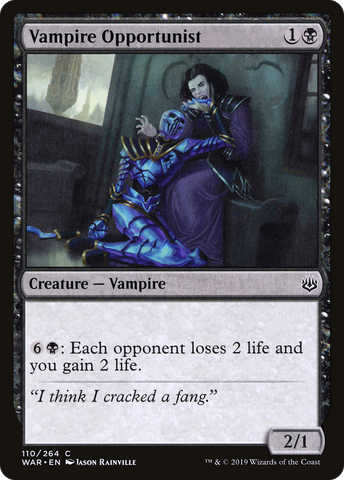 Vampire Opportunist (WAR-110)  - War of the Spark