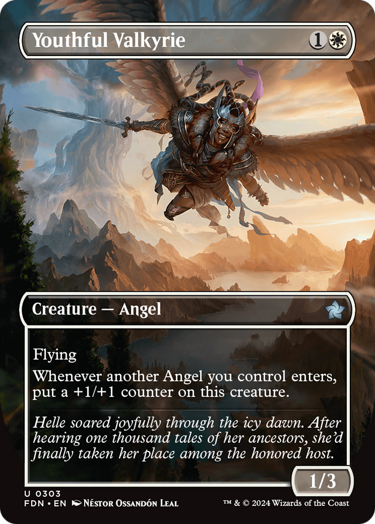 Youthful Valkyrie (FDN-303)  - Foundations (Borderless)