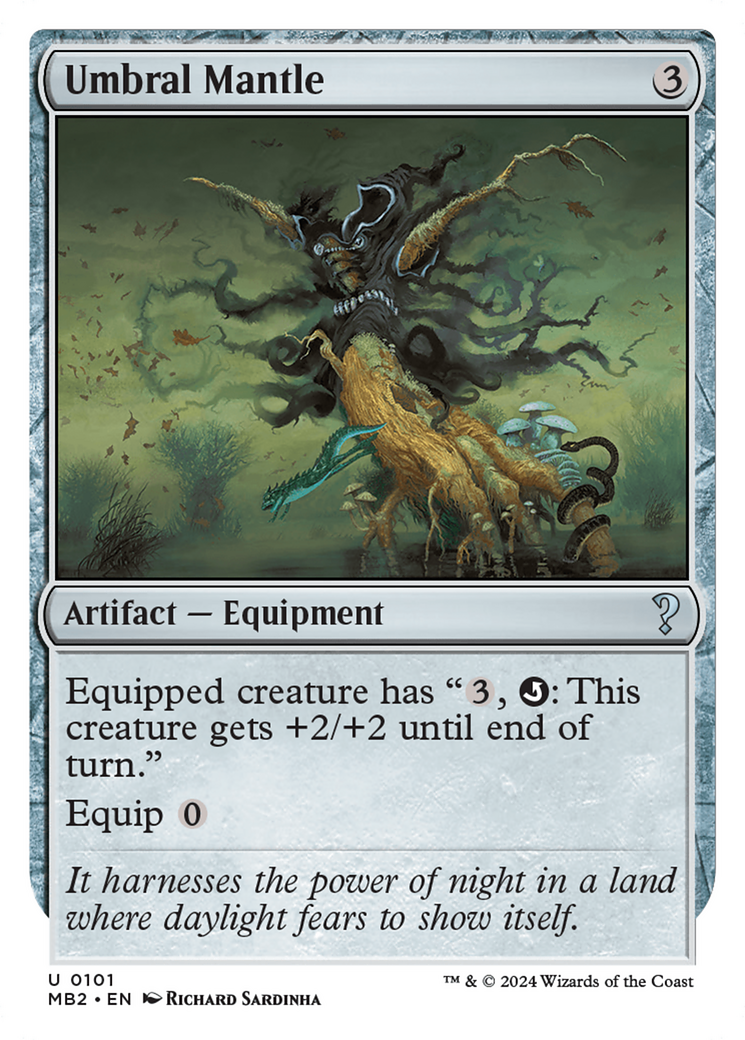 Umbral Mantle (White Border) (MB2-101)  - Mystery Booster 2