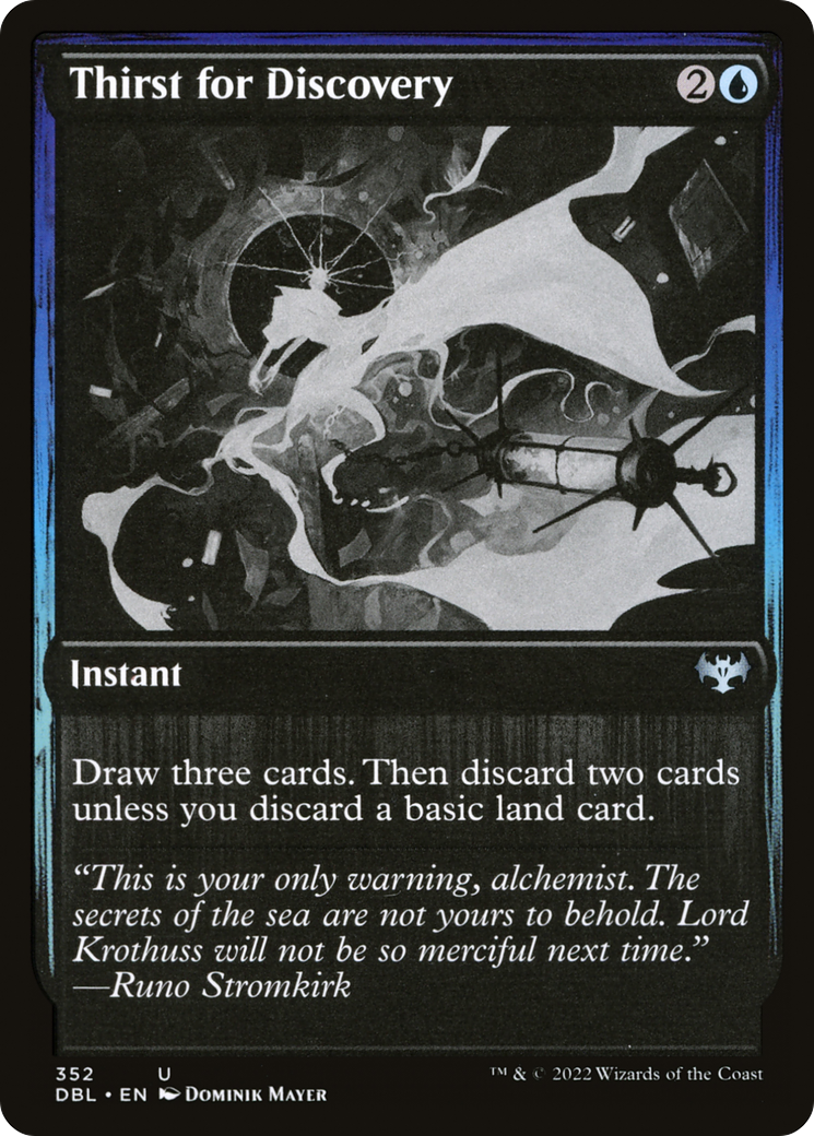 Thirst for Discovery (DBL-352)  - Innistrad: Double Feature
