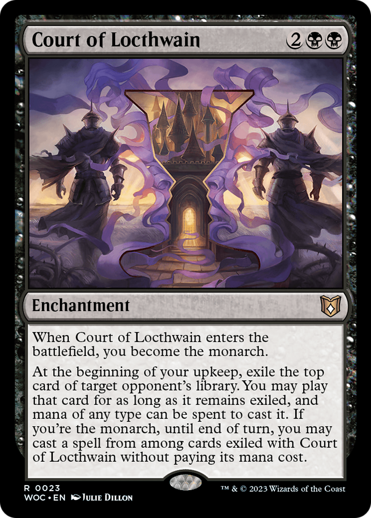Court of Locthwain (WOC-023)  - Wilds of Eldraine Commander