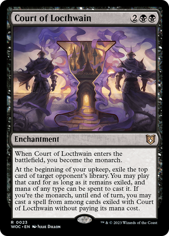 Court of Locthwain (WOC-023)  - Wilds of Eldraine Commander