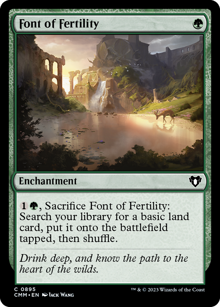 Font of Fertility (CMM-895)  - Commander Masters