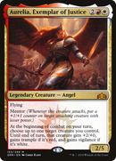 Aurelia, Exemplar of Justice (GRN-153)  Foil - Guilds of Ravnica