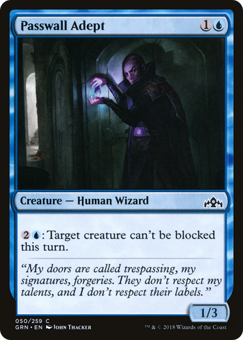 Passwall Adept (GRN-050)  Foil - Guilds of Ravnica
