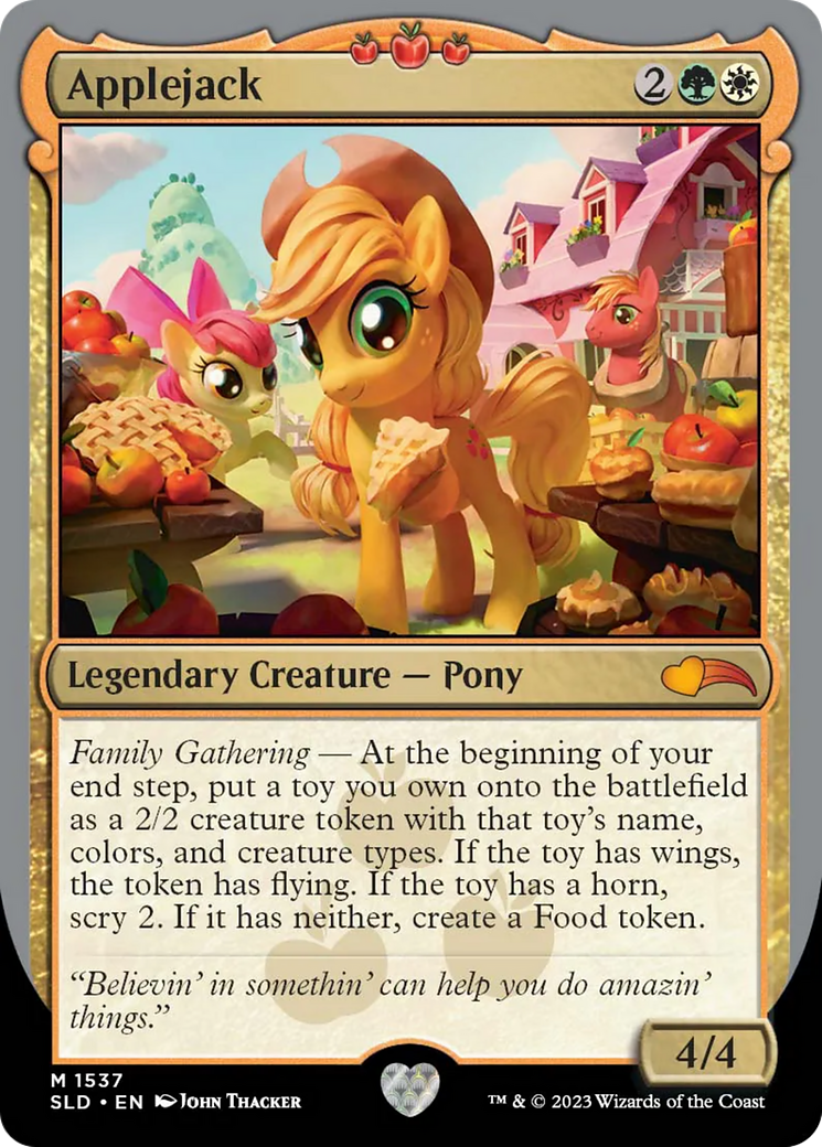 Applejack (SLD-1537)  - Secret Lair Drop