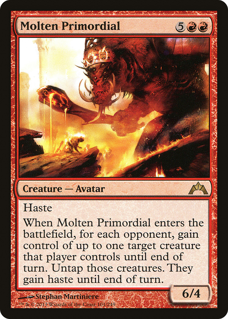 Molten Primordial (GTC-101)  Foil - Gatecrash