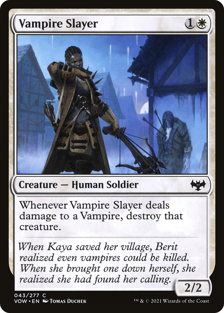 Vampire Slayer (VOW-043)  Foil - Innistrad: Crimson Vow
