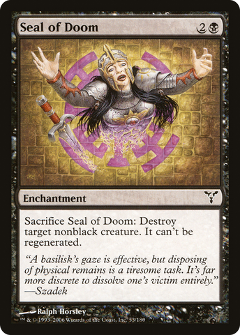 Seal of Doom (DIS-)  Foil - Dissension