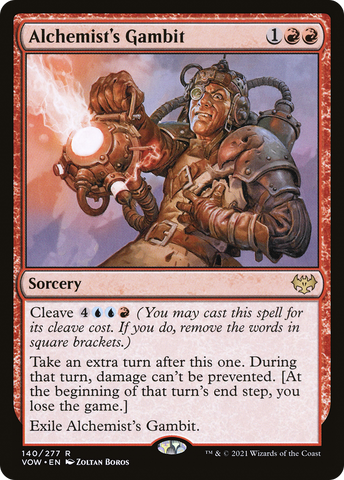Alchemist's Gambit (VOW-140)  Foil - Innistrad: Crimson Vow