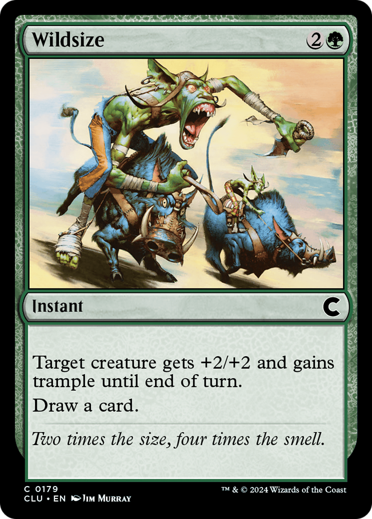 Wildsize (CLU-179)  - Ravnica: Clue Edition