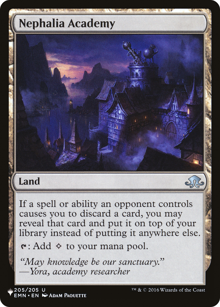 Nephalia Academy (LIST-EMN-205)  - The List