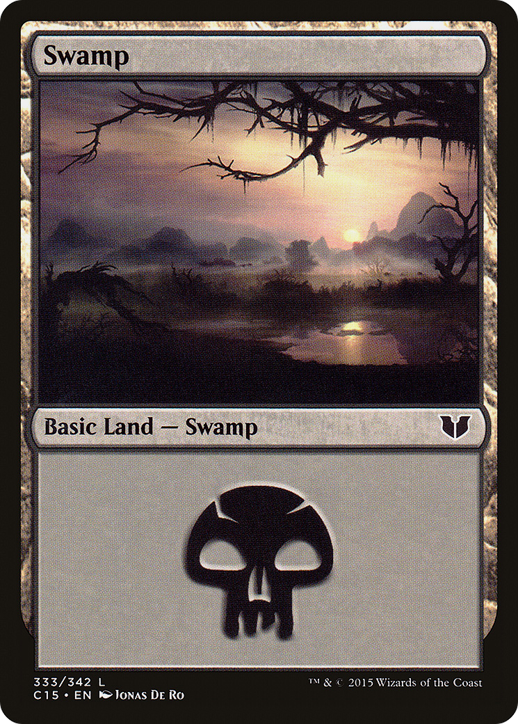 Swamp (333) (C15-333)  - Commander 2015