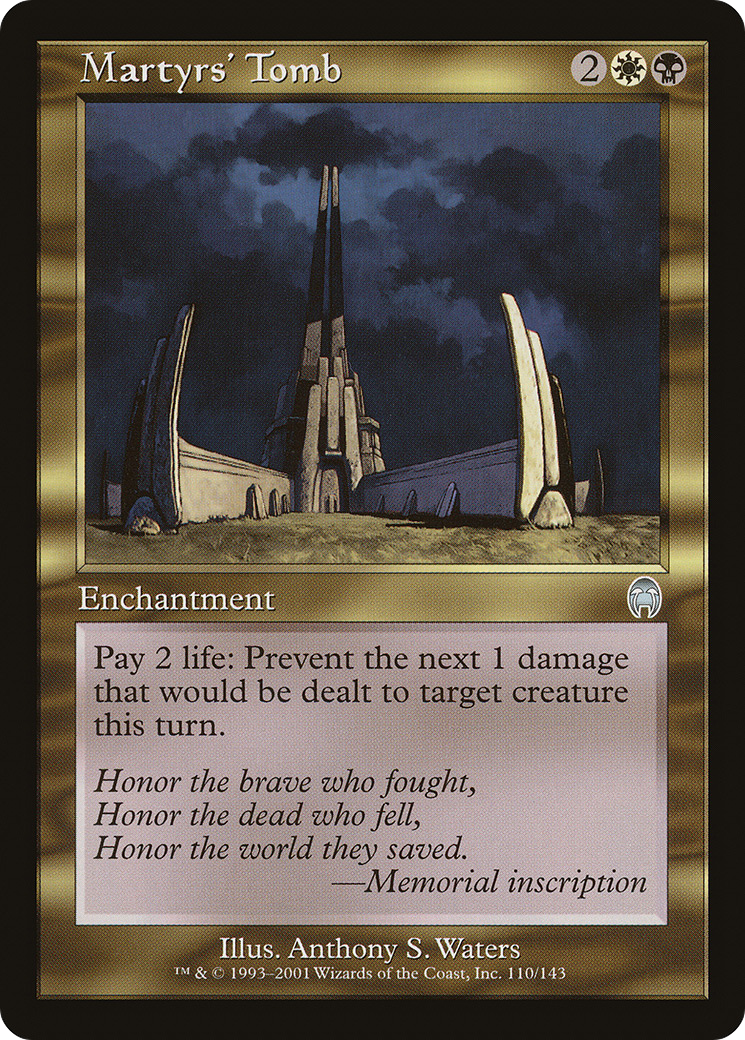 Martyrs' Tomb (APC-110)  Foil - Apocalypse