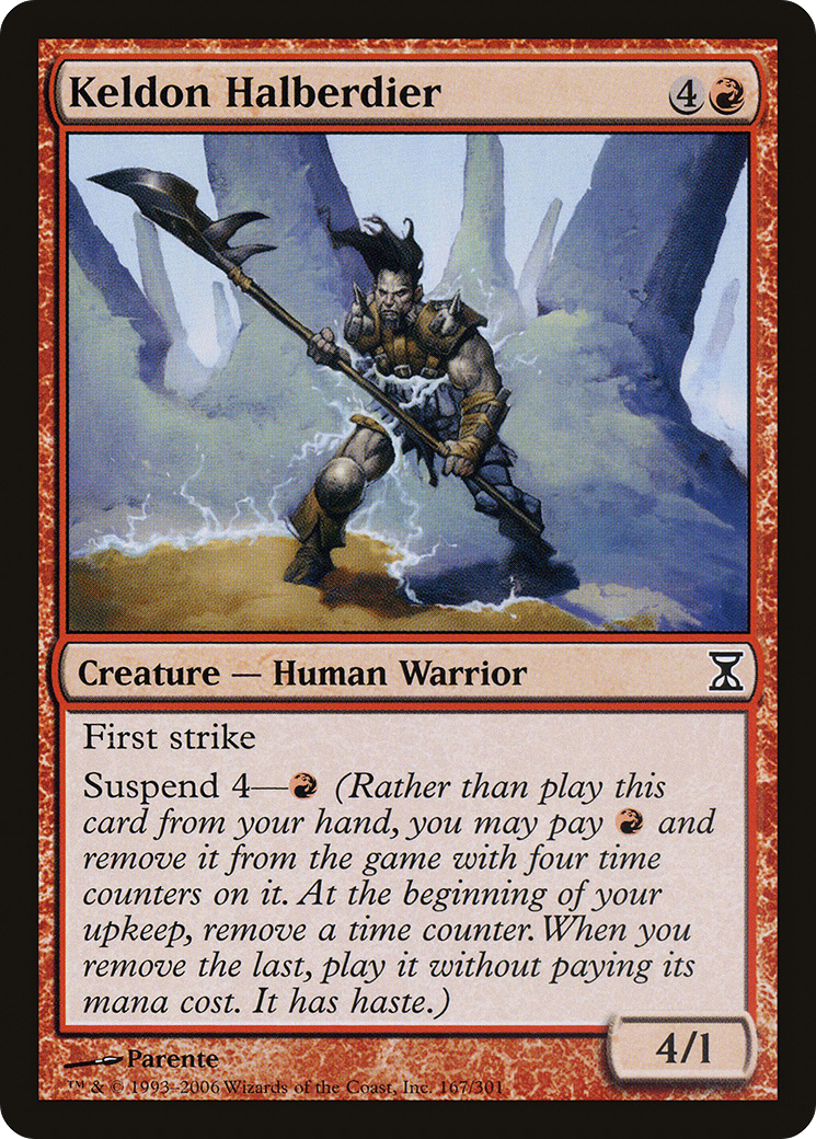 Keldon Halberdier (TSP-167) - Time Spiral