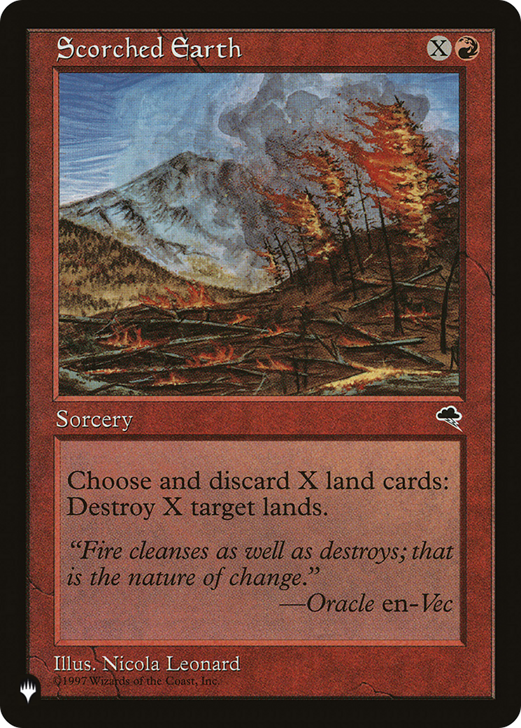 Scorched Earth (LIST-TMP-200)  - The List