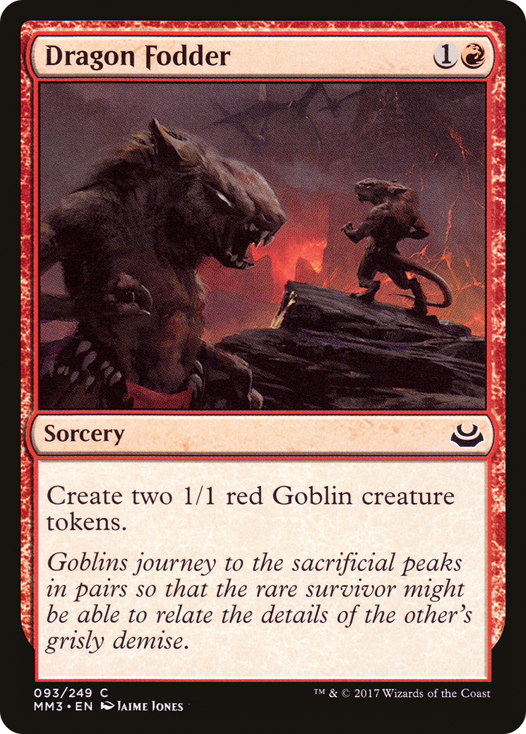 Dragon Fodder (MM3-093)  Foil - Modern Masters 2017