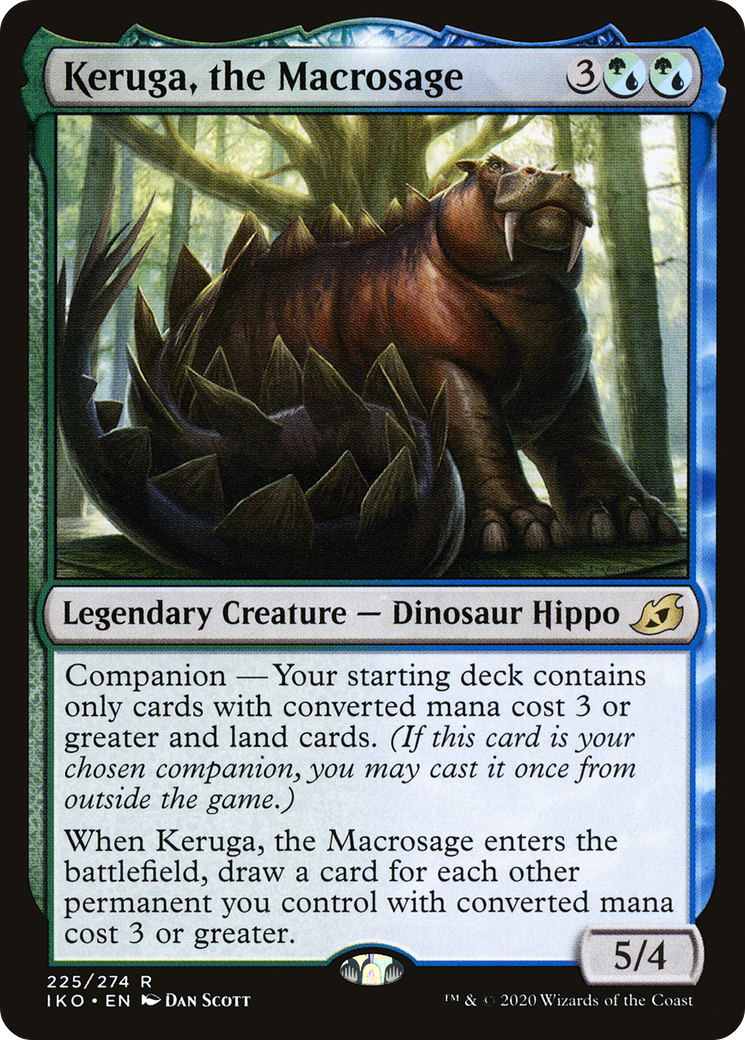 Keruga, the Macrosage (IKO-225)  - Ikoria: Lair of Behemoths: (companion)