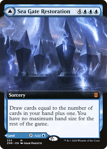 Sea Gate Restoration (Extended Art) (ZNR-333)  - Zendikar Rising: (Extended Art)