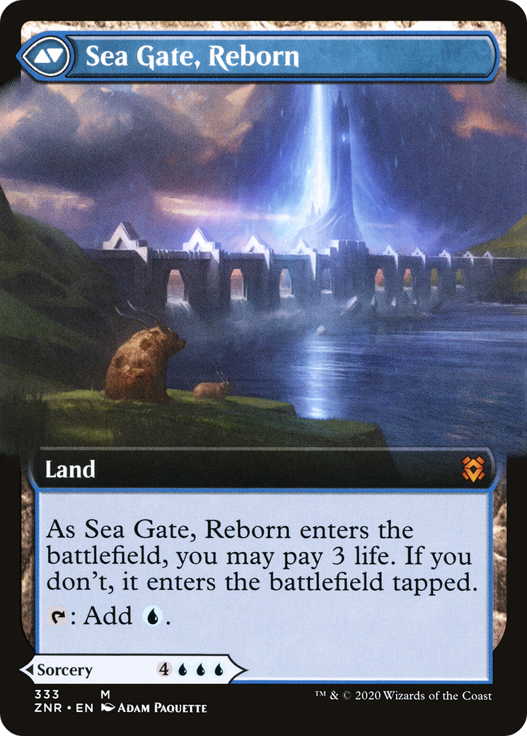 Sea Gate Restoration (Extended Art) (ZNR-333) - Zendikar Rising: (Extended Art)