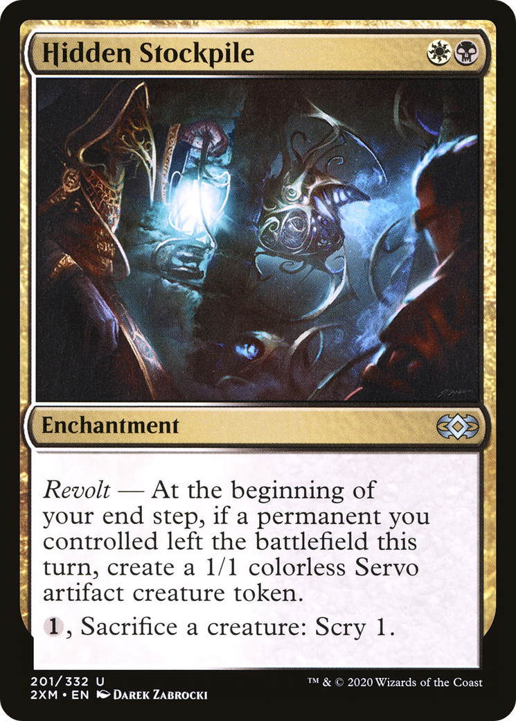 Hidden Stockpile (2XM-201)  Foil - Double Masters