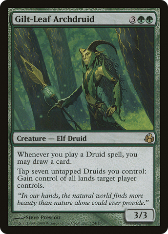 Gilt-Leaf Archdruid (MOR-124)  Foil - Morningtide