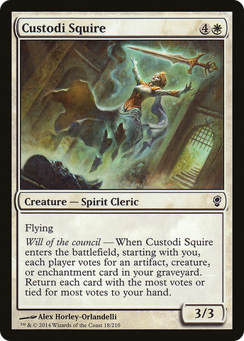 Custodi Squire (CNS-018)  Foil - Conspiracy