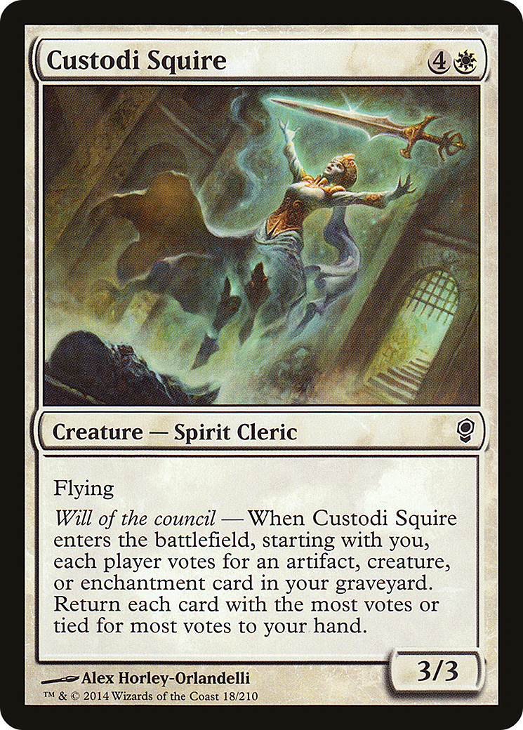 Custodi Squire (CNS-018)  Foil - Conspiracy