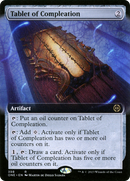 Tablet of Compleation (Extended Art) (ONE-398) - Phyrexia: All Will Be One: (Extended Art) Foil