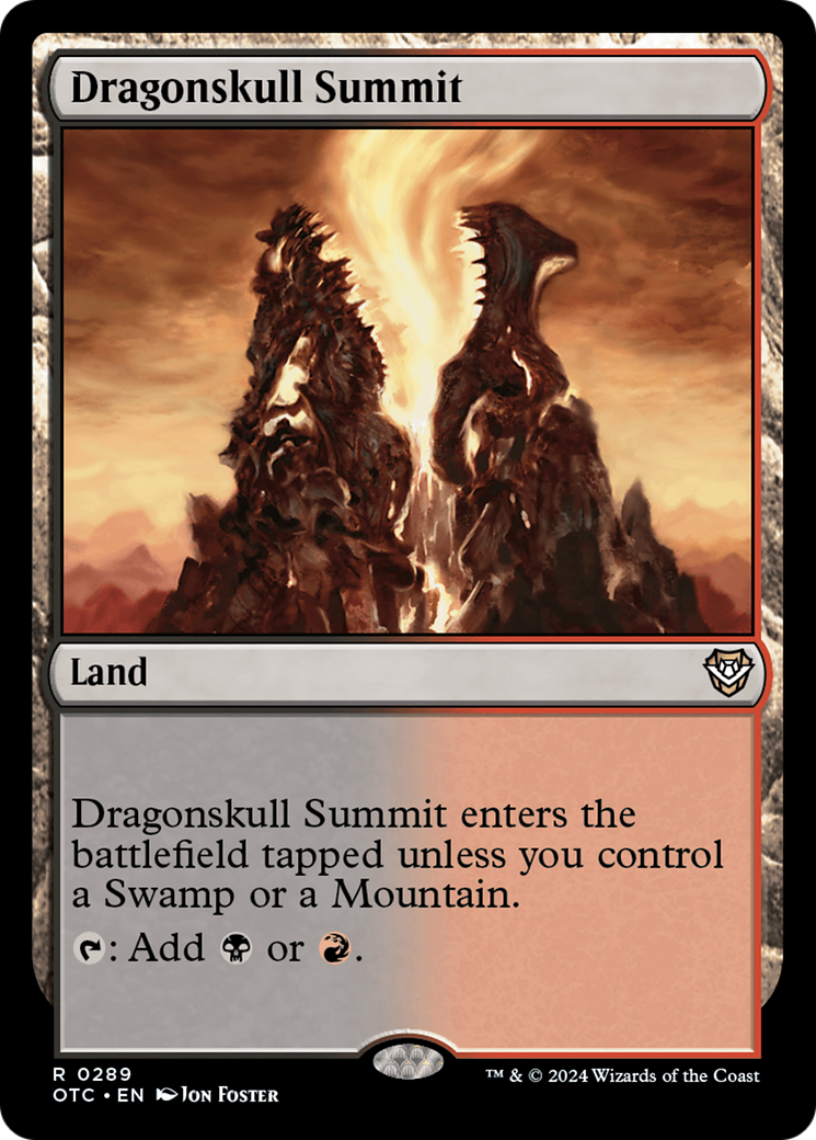 Dragonskull Summit (OTC-289)  - Outlaws of Thunder Junction Commander