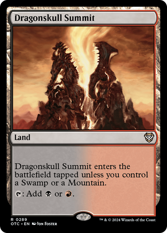 Dragonskull Summit (OTC-289)  - Outlaws of Thunder Junction Commander