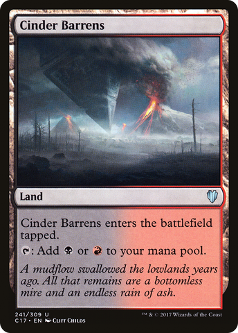 Cinder Barrens (C17-241)  - Commander 2017