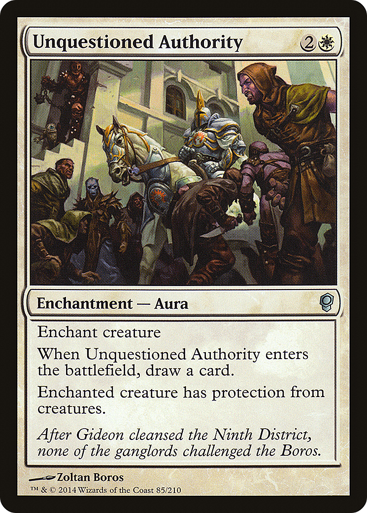 Unquestioned Authority (CNS-085)  - Conspiracy