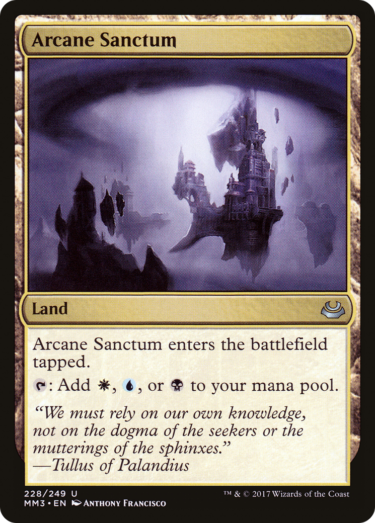 Arcane Sanctum (MM3-228)  Foil - Modern Masters 2017