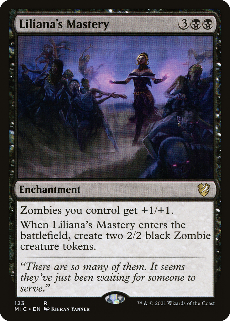 Liliana's Mastery (MIC-123)  - Midnight Hunt Commander