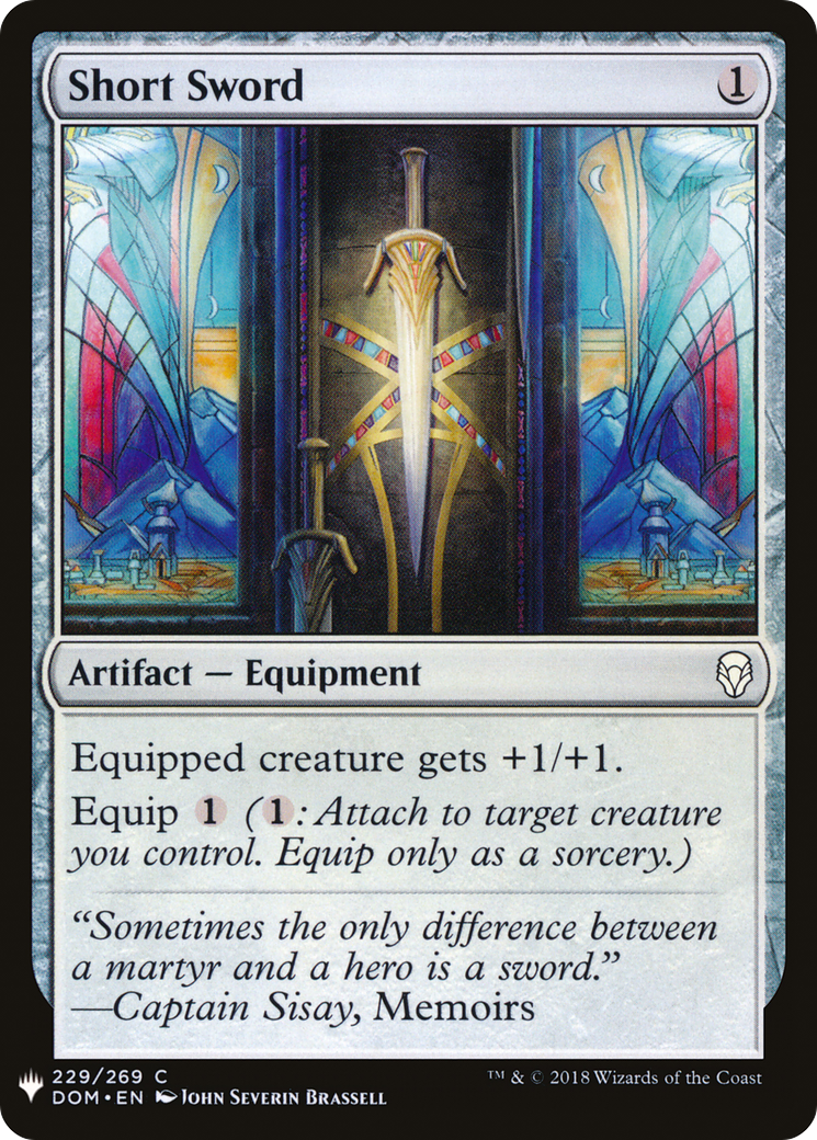 Short Sword (LIST-229)  - The List