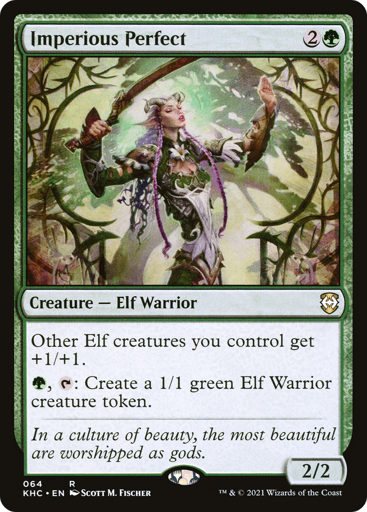 Imperious Perfect (KHC-064)  - Kaldheim Commander