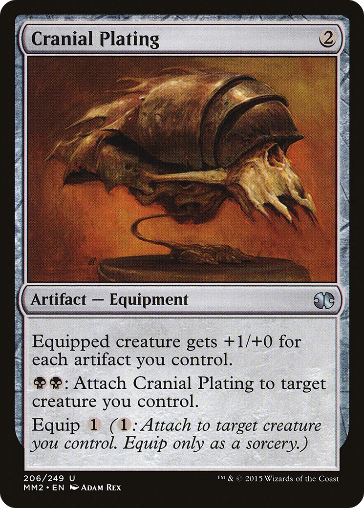 Cranial Plating (MM2-206)  Foil - Modern Masters 2015