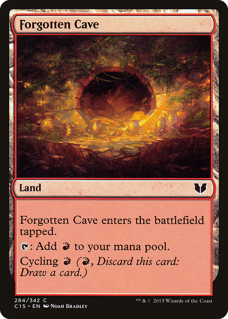 Forgotten Cave (C15-284)  - Commander 2015