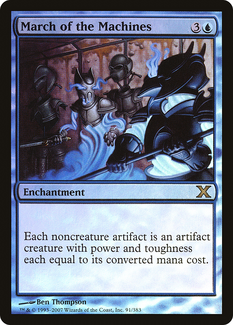 March of the Machines (10E-91★)  Foil - Tenth Edition