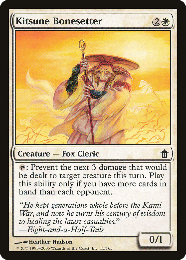Kitsune Bonesetter (SOK-015) - Saviors of Kamigawa