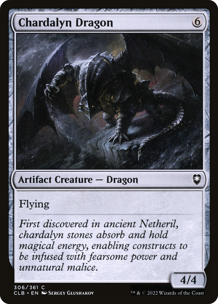 Chardalyn Dragon (CLB-306)  Foil - Commander Legends: Battle for Baldur's Gate