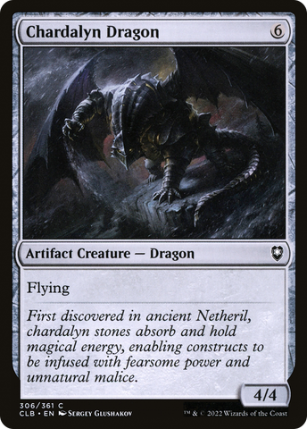 Chardalyn Dragon (CLB-306)  - Commander Legends: Battle for Baldur's Gate