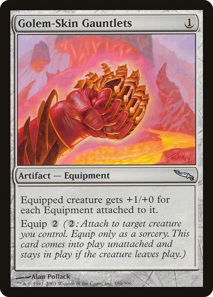 Golem-Skin Gauntlets (MRD-181)  - Mirrodin
