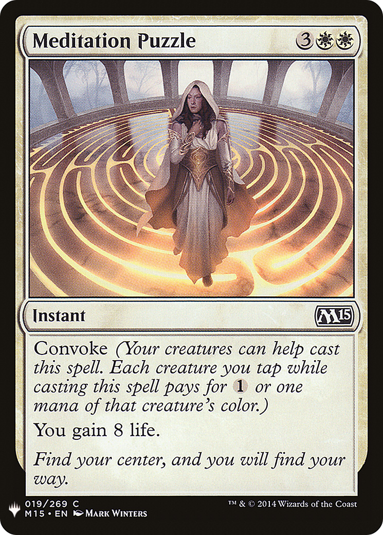 Meditation Puzzle (LIST-M15-19)  - The List