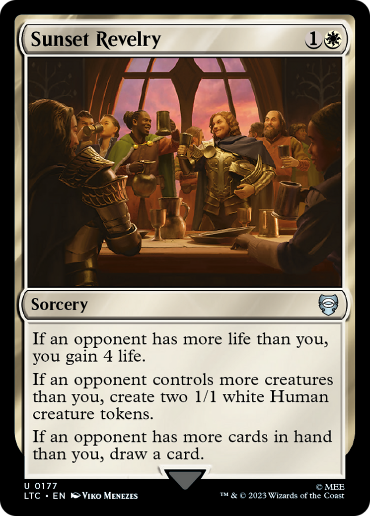 Sunset Revelry (LTC-177)  - Tales of Middle-earth Commander