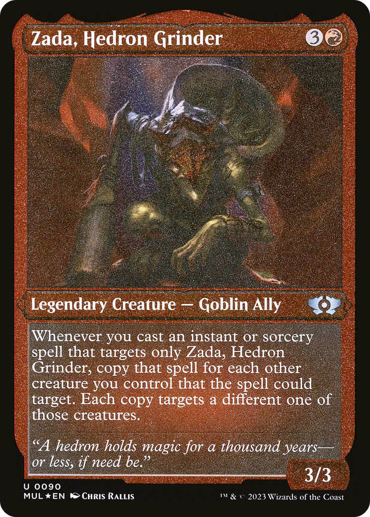 Zada, Hedron Grinder (Foil Etched) (MUL-090)  Foil - Multiverse Legends