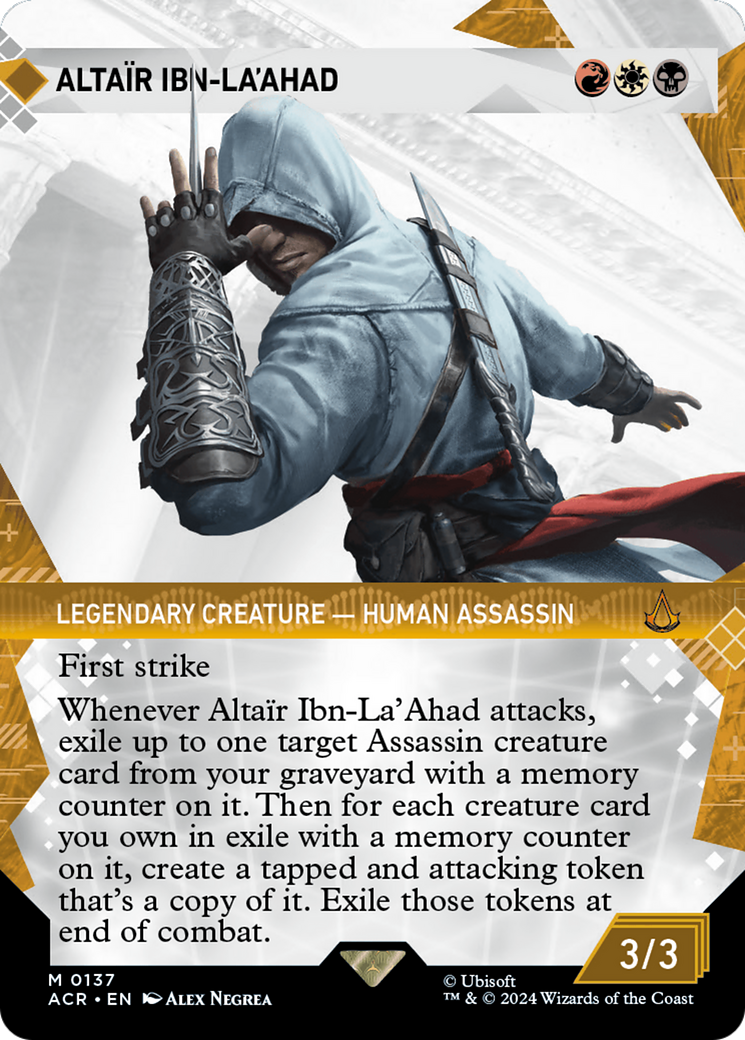 Altair Ibn-La'Ahad (Showcase) (ACR-137)  Foil - Assassin's Creed: (Showcase) (Borderless)