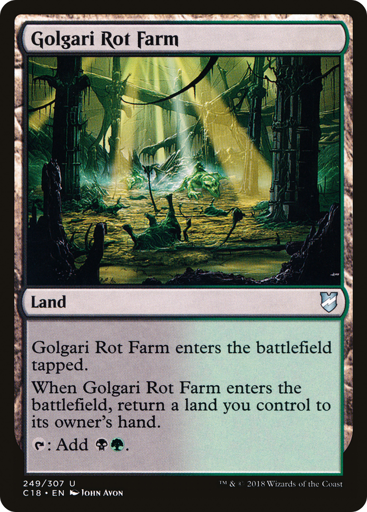 Golgari Rot Farm (C18-249)  - Commander 2018